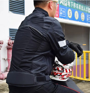 Meilleures vestes de moto en cuir respirantes personnalisées avec logo imprimé, élégantes, grandes tailles, été/hiver, imperméables - Product Image 3