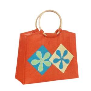 Bolsas de compras de yute blanco de alta calidad Lona reutilizable ecológica para uso diario - Product Image 5