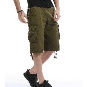 Pantalones cortos de carga para hombre, servicio OEM, secado rápido, ligeros, elásticos, Ripstop, 4 bolsillos, patrón sólido, pantalones cortos de carga para hombre - Product Image 3