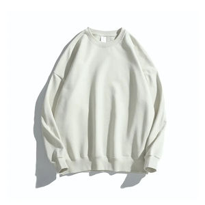 เสื้อสเวตเชิ้ตคอกลมผ้าฝ้าย 100% คุณภาพสูง 380GSM แบบสั่งทำพิเศษ เนื้อผ้าเฟรนช์เทอร์รี่หนานุ่ม ทรงโอเวอร์ไซส์สำหรับผู้ชาย - Product Image 5