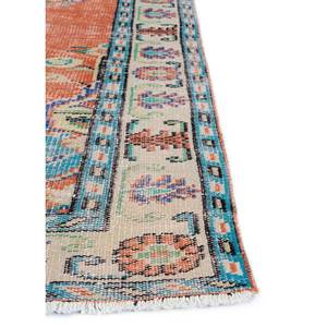 Alfombras de Lana Anudadas a Mano de Gran Tamaño, Diseño de Medallón Rojo y Naranja, para Sala de Estar o Pasillo - Pae-2139 - Product Image 4