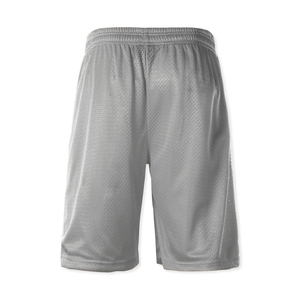 Short en maille à taille élastique de marque privée avec cordon de serrage réglable Short de sport à motif solide avec broderie de logo et sublimation - Product Image 3