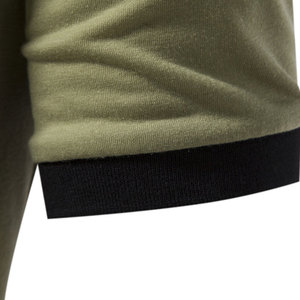 Personalizado de los hombres 220 gramos 100% tela de lona de algodón de peso patrón sólido para la camisa de manga corta logotipo bordado Casual en blanco - Product Image 3