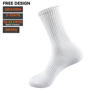 Chaussettes de sport unisexes de haute qualité, respirantes, à logo brodé personnalisé, vente en gros OEM, chaussettes de compression, chaussettes de sport de mode - Product Image 3