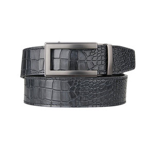 Cinturones de Cuero Ajustables y Duraderos, Elegantes y Formales para Hombre, para Oficina, Aire Libre, Accesorios de Moda Prácticos y Clásicos - Product Image 1