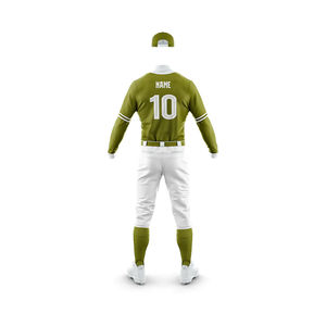 Ropa deportiva transpirable de uniforme de béisbol para hombre por encargo con precio al por mayor y conjuntos con logotipo impreso - Product Image 6