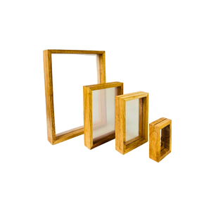 Cadre photo en bois transparent de haute qualité écologique Tailles personnalisées disponibles - Product Image 5