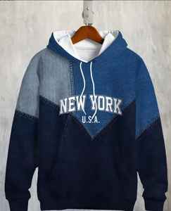 Sudadera con Capucha Premium para Hombre, Ultra Cómoda y Acogedora, 100% Algodón, Bordada, Lisa, Teñida con Impresión Digital para Invierno - Product Image 3