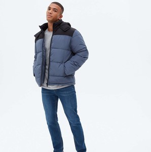 High Street Private Label Outdoor Fashion Men's Casual Lightweight Puffer Jacket Solid Pattern Waterproof Windproof <b>Winter</b> <b>Wear</b> - Product Image 2