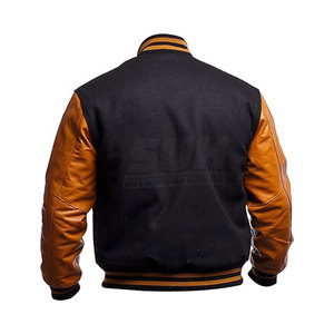 Chaqueta Universitaria Personalizada de Diseño Único y Calidad Superior para Hombre, Cuello Alto, 100% Algodón, Transpirable y Cómoda para Invierno - Product Image 2