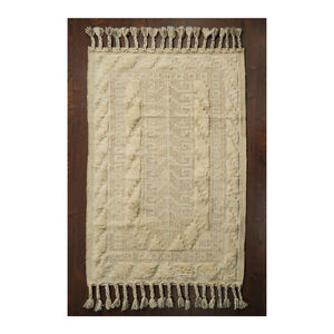 Alfombra de lana de lujo a pedido con borlas hechas a mano Rectángulo de estilo moderno para sala de estar Puerta del dormitorio Tamaño grande Buen precio - Product Image 2