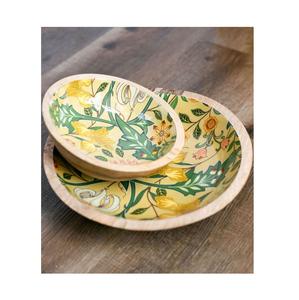 Ensemble de bols en émail indien fait à la main en bois de manguier de qualité supérieure Design attrayant - Product Image 5