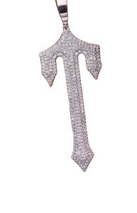 Colgantes en forma de cruz para hombres o mujeres, colgante de diamante de moissanita de Plata de Ley 925, regalo de boda, joyería de Hip Hop - Product Image 2