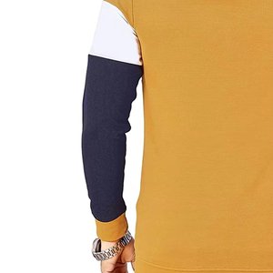 Sweat-shirts pour hommes, mode décontractée d'hiver, best-seller, uni, 100% coton, tissu polaire de qualité supérieure, double panneau, sweat-shirts épais - Product Image 6
