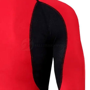 Chemises de compression décontractées pour hommes grandes tailles, best-seller, en coton et bambou tricoté, respirantes, pour la gym, manches longues, haute qualité - Product Image 5