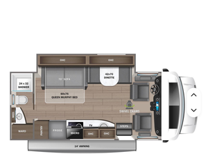 MODERNO Autocaravana Usada 2023 Jayco Melbourne Prestige 2-4-R-P Lista para Envío - Product Image 2