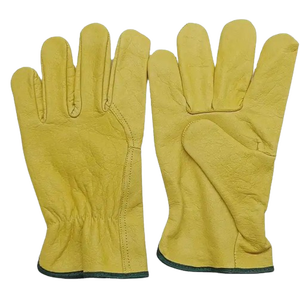 ถุงมือขับรถหนังสำหรับผู้ชายถุงมือหนังใส่ทำงานโลโก้ได้ตามต้องการ - Product Image 4