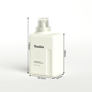 ขวดปั๊มสเปรย์ทรงกลม HDPE สีขาว ขนาด 500 มล./600 มล. - พิมพ์ซิลค์สกรีน สำหรับสบู่เหลวและน้ำยาซักผ้า - Product Image 4