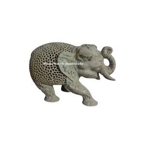 Exportador superior del producto indio de escultura de animal tallada a mano de esteatita con uso pulido natural para la decoración del hogar Show Piece - Product Image 2