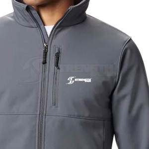 Chaqueta Softshell cómoda de moda para hombres Chaqueta Softshell de nylon de poliéster para hombres para adultos - Product Image 5