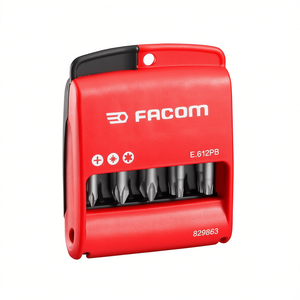 Juego de 10 insertos Facom de 1/4'' y 50 mm para destornillador para trabajos en cavidades - Product Image 2
