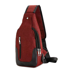 Bolso de Pecho Cruzado para Hombre TRILACE, de Moda, para Exteriores, Impermeable, de Nailon/Algodón/Neopreno, 340g, con Logotipo Personalizado, Alta Calidad - Product Image 1