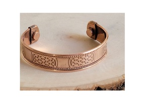 100 % <b>Copper</b> Hammered Handmade Bangle and <b>Copper</b> Coated Metal <b>Bracelet</b> Fashion <b>for</b> Man and <b>Woman</b> - Product Image 4