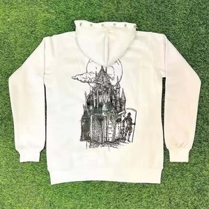 Personalizado Puff Impreso Diseño 450 GSM Heavyweight Hombres Sudadera con capucha gruesa Estilo holgado Drop Shoulder Hoodies - Product Image 2