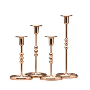 Wholesale Modern Classic Silver Metal Bamboo <b>Candlestick</b> Holder Polished Aluminium Candle Stand For Home Wedding Decoration - Product Image 3