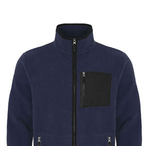 New High Quality OEM Custom Winter All Over Printing <b>Sherpa</b> Bomber <b>Fleece</b> Jacket for <b>Men</b> Bomber Jacket - Product Image 4