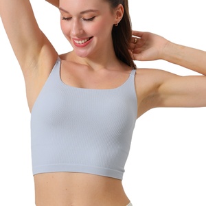 Sujetadores deportivos Reversibles sin costuras de alta calidad para mujer, sujetadores deportivos ligeros transpirables para Yoga, push-up frontal Plus - Product Image 3