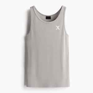 Camiseta sin Mangas para Hombre, Ajustada, Tejida, Transpirable, Elástica, para Fitness, Culturismo, Verano, Estilo Casual Urbano - Product Image 1