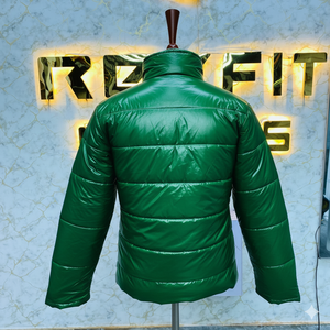 Diseño único de alto impacto El mejor material para hombres Chaqueta acolchada amarilla Chaquetas de nylon de poliéster para hombres Chaquetas acolchadas para hombres de calle principal - Product Image 5