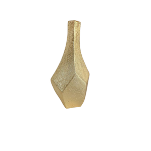 Florero de Aluminio de Diseño Antiguo, Maceta con Recubrimiento de Latón para Decoración de Sala de Estar, Hecho a Mano - Product Image 2