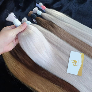 ผมต่อเวียดนามแท้แบบเรมี่  แบบดับเบิ้ลดรอน ผมมนุษย์แท้  แบบตรงสลวยเป็นลอน  สีบลอนด์  สามารถฟอกสีได้  100%  แบบเส้นเดี่ยว - Product Image 1