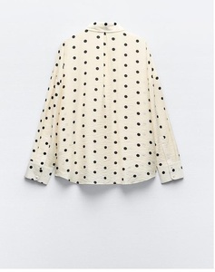 Chemise moderne à pois pour femmes avec tissu confortable et design élégant pour un usage quotidien disponible à des prix de gros - Product Image 6