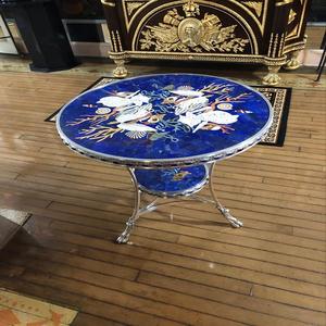 Lapis Lazuli หินเรซินแบบกึ่งมีค่าพร้อมกาวในตัวสำหรับตกแต่งผนังแบบคลาสสิกพื้นโต๊ะสำหรับตกแต่งบ้านสำนักงาน - Product Image 2