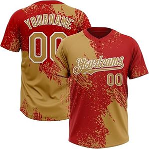 Camiseta de softbol sublimada personalizada para hombres Proveedor OEM Camiseta transpirable ligera mundial para equipos deportivos y clubes - Product Image 4