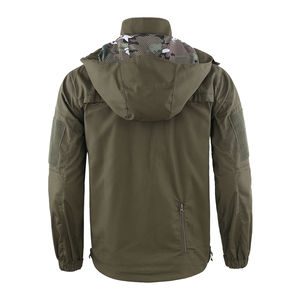 Veste de sport décontractée pour l'extérieur, tissu camouflage vert, vêtement de randonnée, veste de chasse pour hommes - Product Image 5