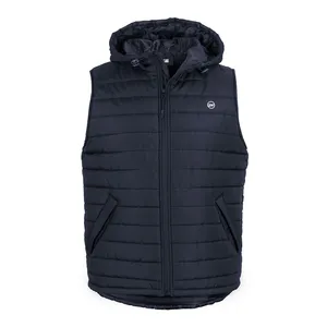 Nuevo 2024 chalecos para hombre al aire libre clásico invierno abajo Puffer chaleco chaquetas ligero Casual chalecos delgados APL-200701