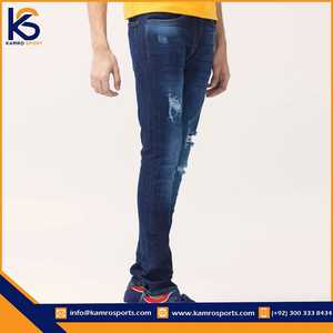 กางเกงยีนส์ขายาวสำหรับผู้ชายกางเกงยีนส์ลำลองขายาวผ้าใส่สบายดีไซน์ไม่ซ้ำใคร - Product Image 5