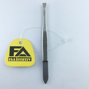 Pince à épiler à pointe inclinée en acier inoxydable pour un plumage efficace - Product Image 2