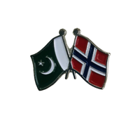 Pin Enamel Seng Bendera Negara Lapisan Nikel Hitam Cetak Letterpress Imitasi Antik Kartun Modern Patriotisme Koleksi