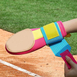 Logo personnalisé Mitaines de baseball pour jeunes et adultes avec protection de la main droite gauche Mitaines coulissantes en néoprène Mitaines au design personnalisé - Product Image 4