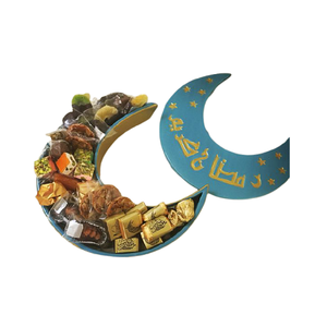 Plateau à chocolats et dattes au design attrayant en bois de couleur blanche, plateau à nourriture pour le ramadan, plateau à nourriture pour la maison, utilisation de la vaisselle - Product Image 5