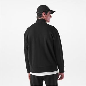 เสื้อสเวตเตอร์สีทึบคลาสสิกสำหรับผู้ชายเสื้อสเวตเตอร์ผ้าฟลีซผ้าฝ้ายมีซิปและกระเป๋าด้านหน้าสำหรับฤดูหนาวสไตล์ทันสมัย - Product Image 3