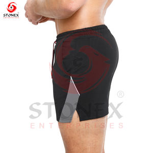 Logo personnalisé séchage rapide sport athlétique course Sport Fitness plage Jogging homme Shorts amples - Product Image 6