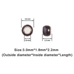 Anillos de Silicona de Alta Calidad Profesionales para Extensiones de Cabello, Seguros, Duraderos, Fáciles de Usar, Color Personalizado, Paquete de 1000 Unidades - Product Image 2