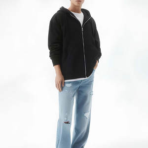 400GSM 100% Algodón Invierno Hombres Sudadera con capucha Anti-Pilling Fleece Pullover con colores y tamaños personalizables - Product Image 4