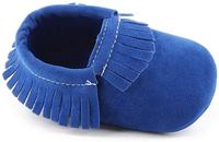 Chaussures de danse en jean à semelle souple pour femmes, vente en gros d'usine, avec pompons, logo personnalisé, service OEM, classiques, pour premiers pas de nouveau-né